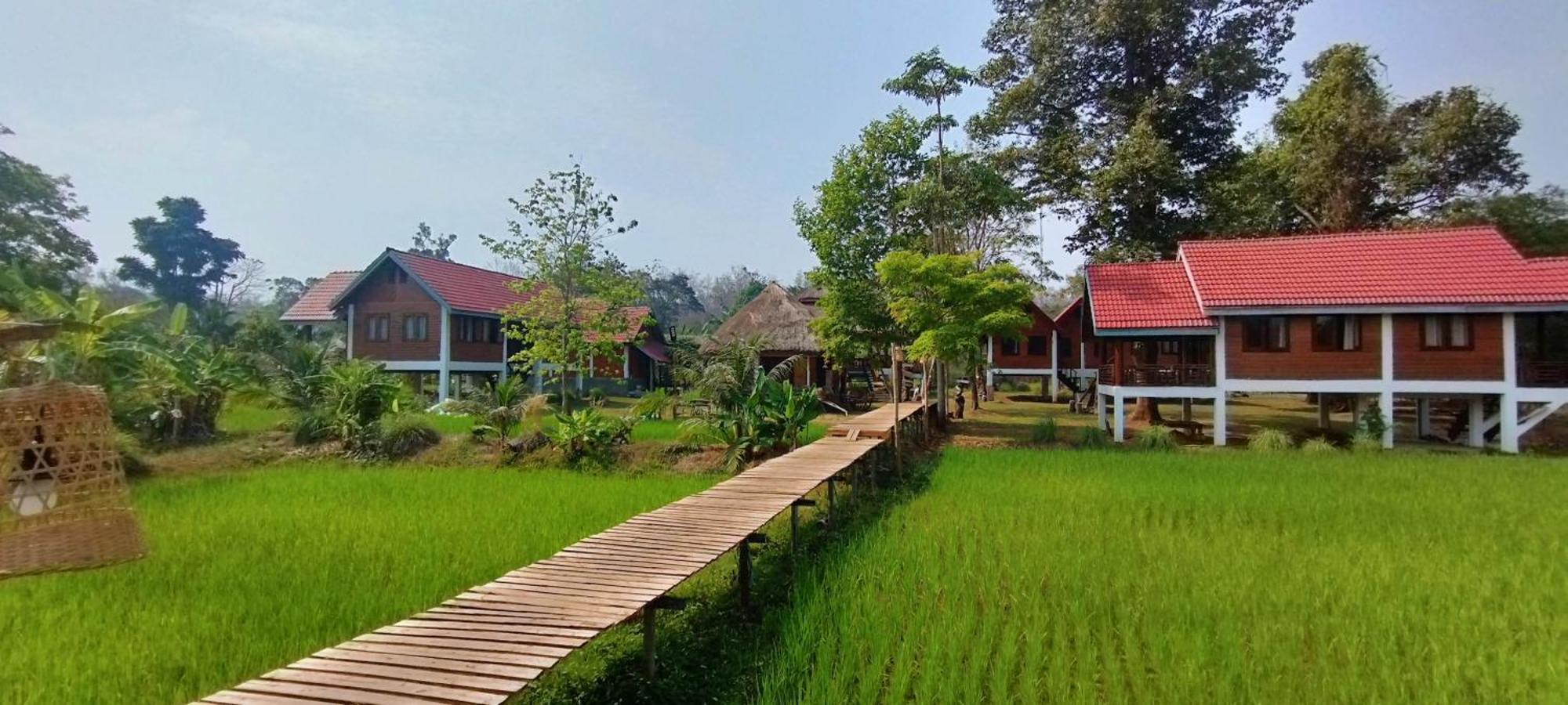 Bolaven Garden Bungalow And Tent - Tad Lo Ban Kiangtat Exterior foto
